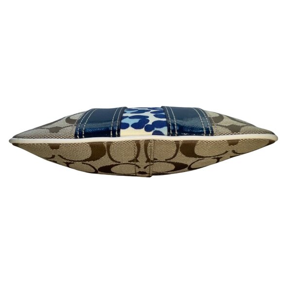 Coach Women’s Brown Signature Adjustable Strap Leopard Stripe Crossbody Bag - Picture 7 of 9